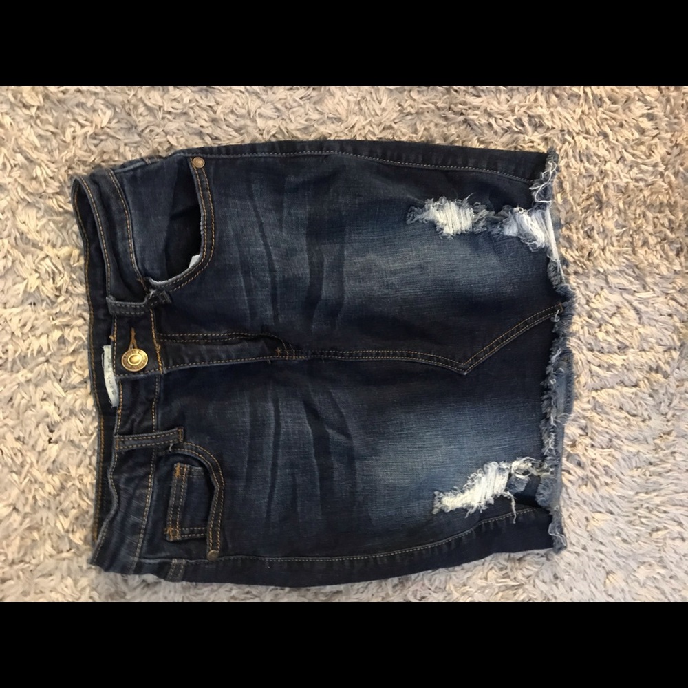 Machine Jean Skirt, Size M (28)
